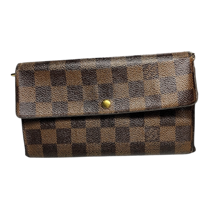 Louis Vuitton Vintage Damier Ebene Porte Monnaie Wallet