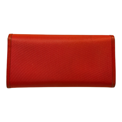 Prada Long Wallet Orange