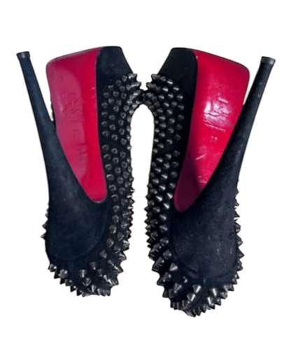 Christian Louboutin Lady Peep Stud Heels 38