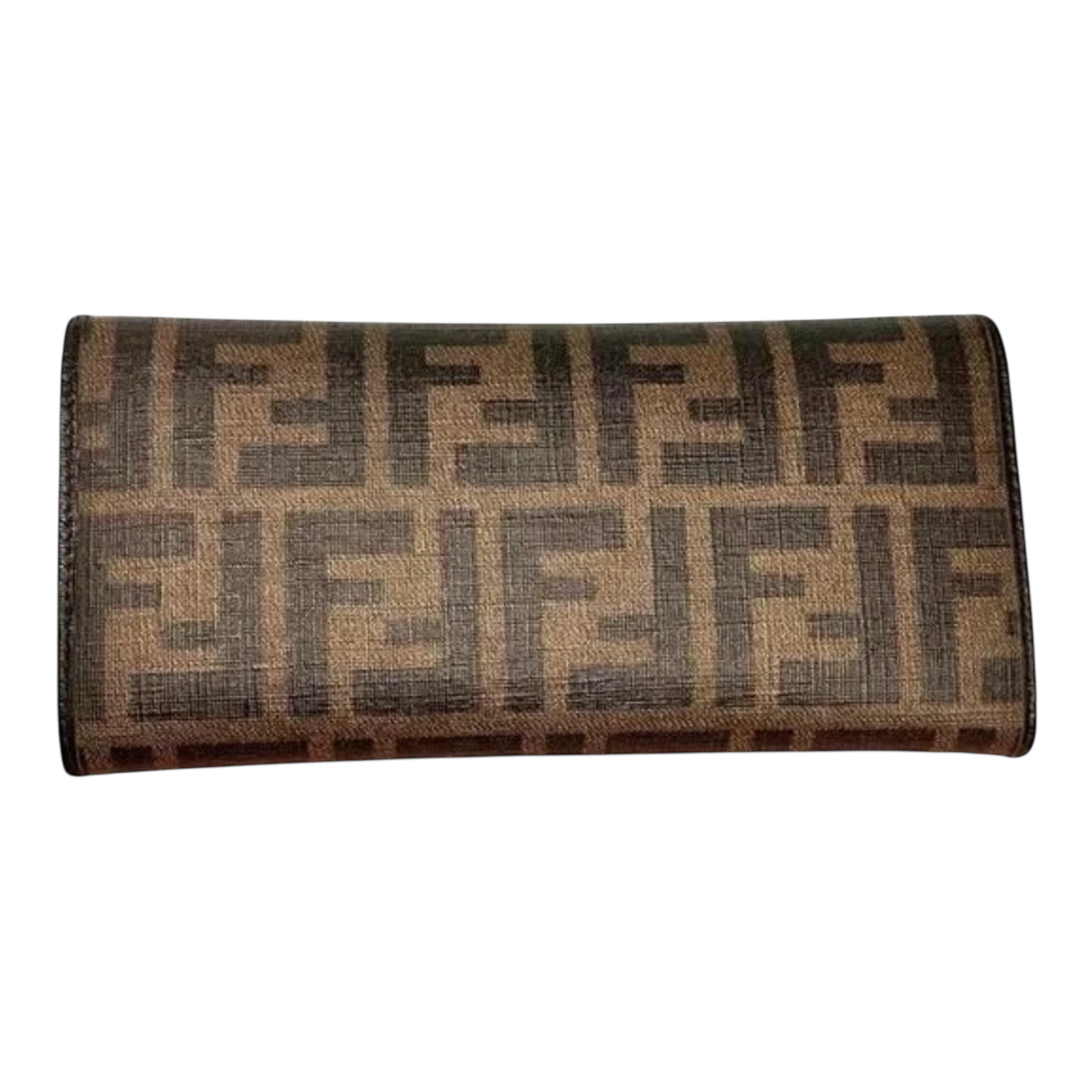 FENDI Tobacco Zucca Continental Wallet