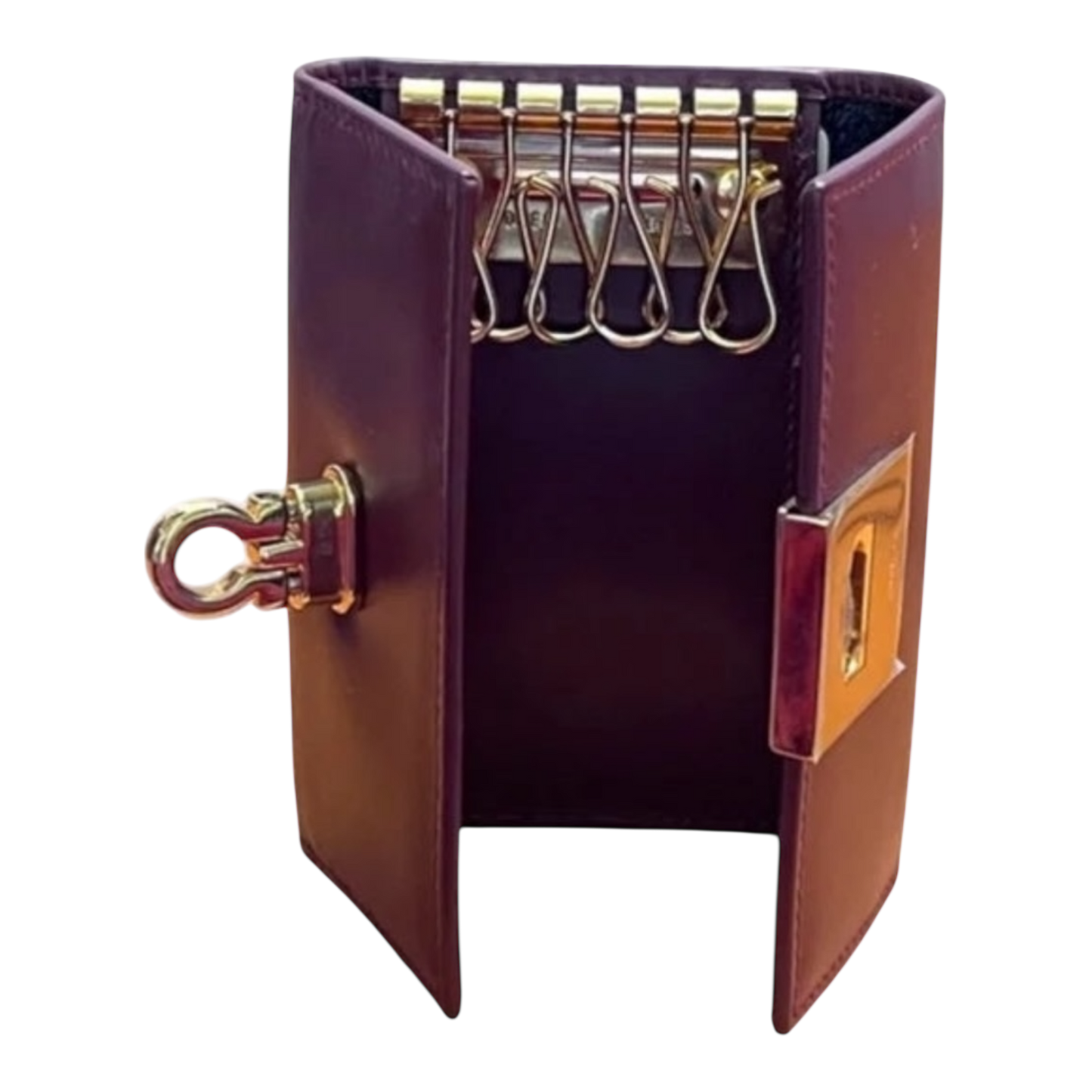 SALVATORE FERRAGAMO Gancini 6-Ring Key Case