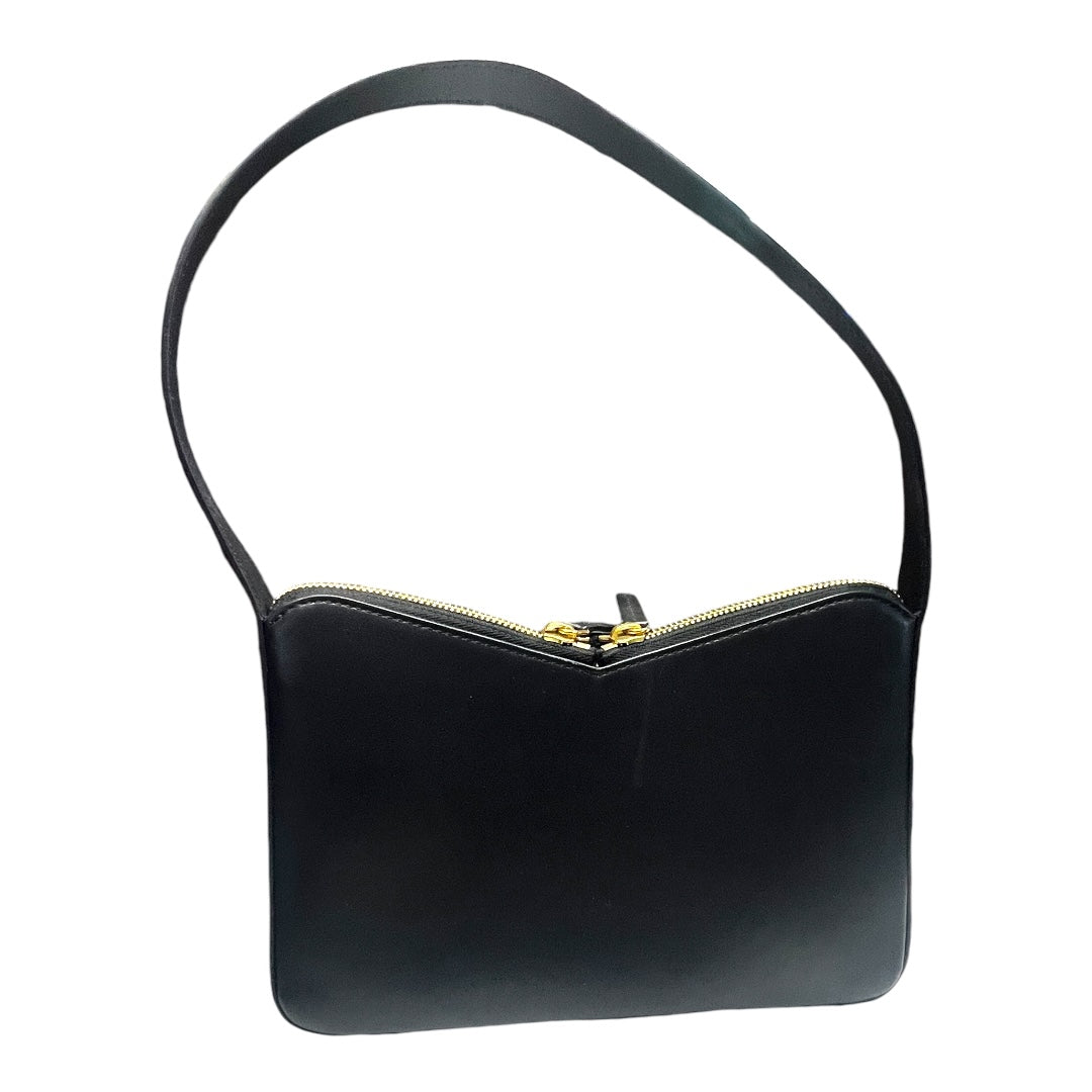 Mansur Gavriel M Frame Bag in Black Calf Leather