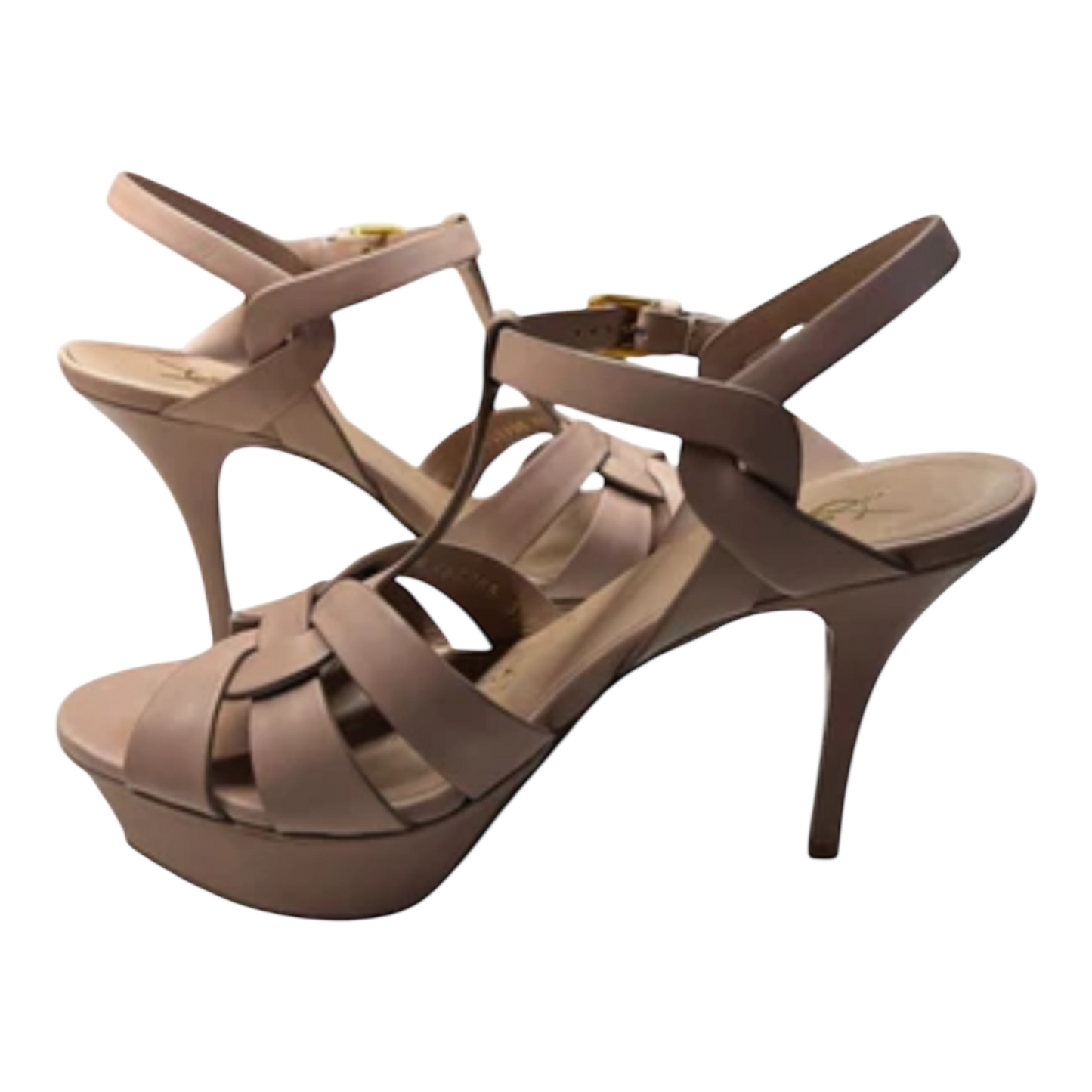 Saint Laurent Tribute Leather Platform  38.5