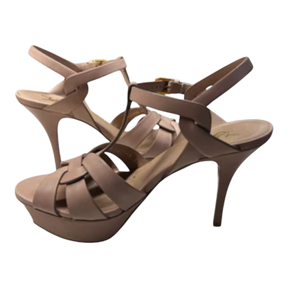Saint Laurent Tribute Leather Platform  38.5
