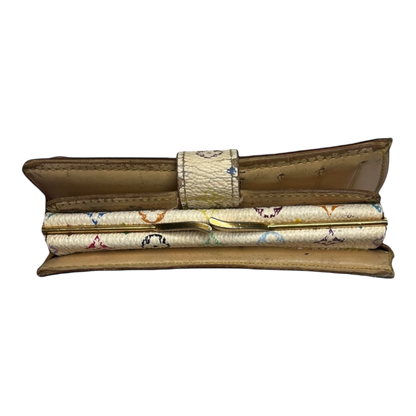 Louis Vuitton Vintage Murakami French Kisslock Wallet