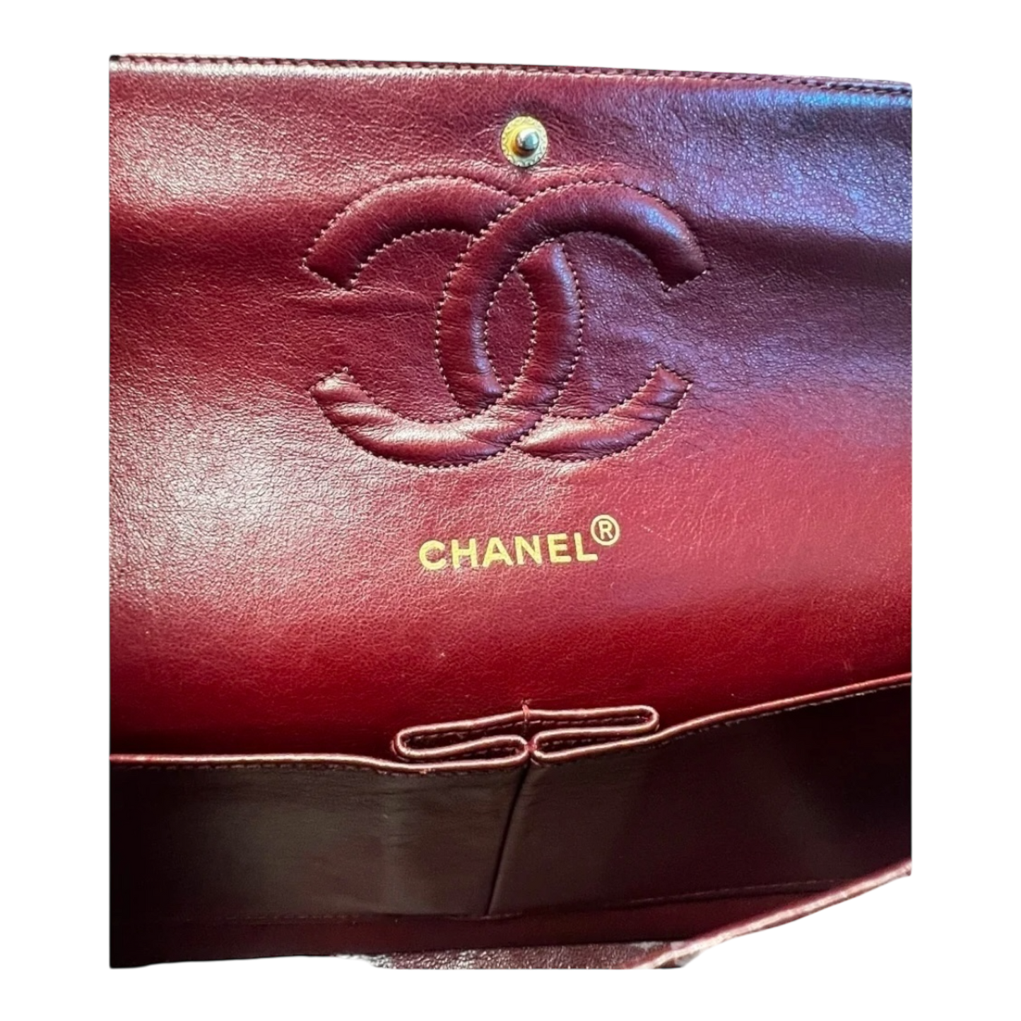 Chanel Vintage Classic Flap Black Lambskin Leather