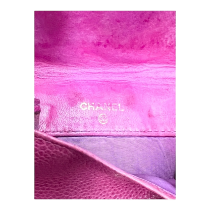 Chanel Vintage Wallet in Pink Caviar Leather