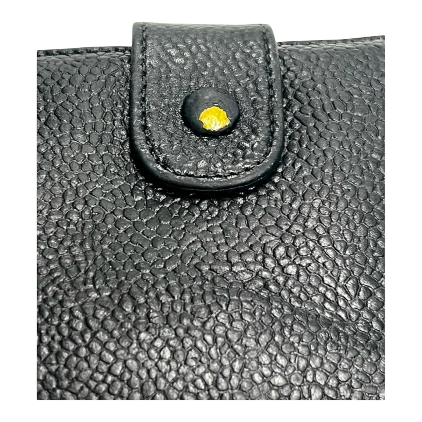 Chanel Vintage Compact Wallet in Black Caviar