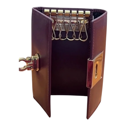 SALVATORE FERRAGAMO Gancini 6-Ring Key Case