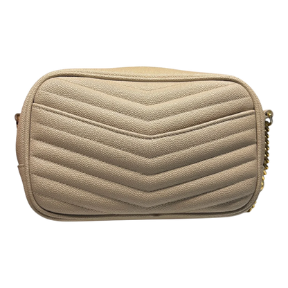 Saint Laurent Grain De Poudre Matelasse Monogram Mini Lou Camera Bag