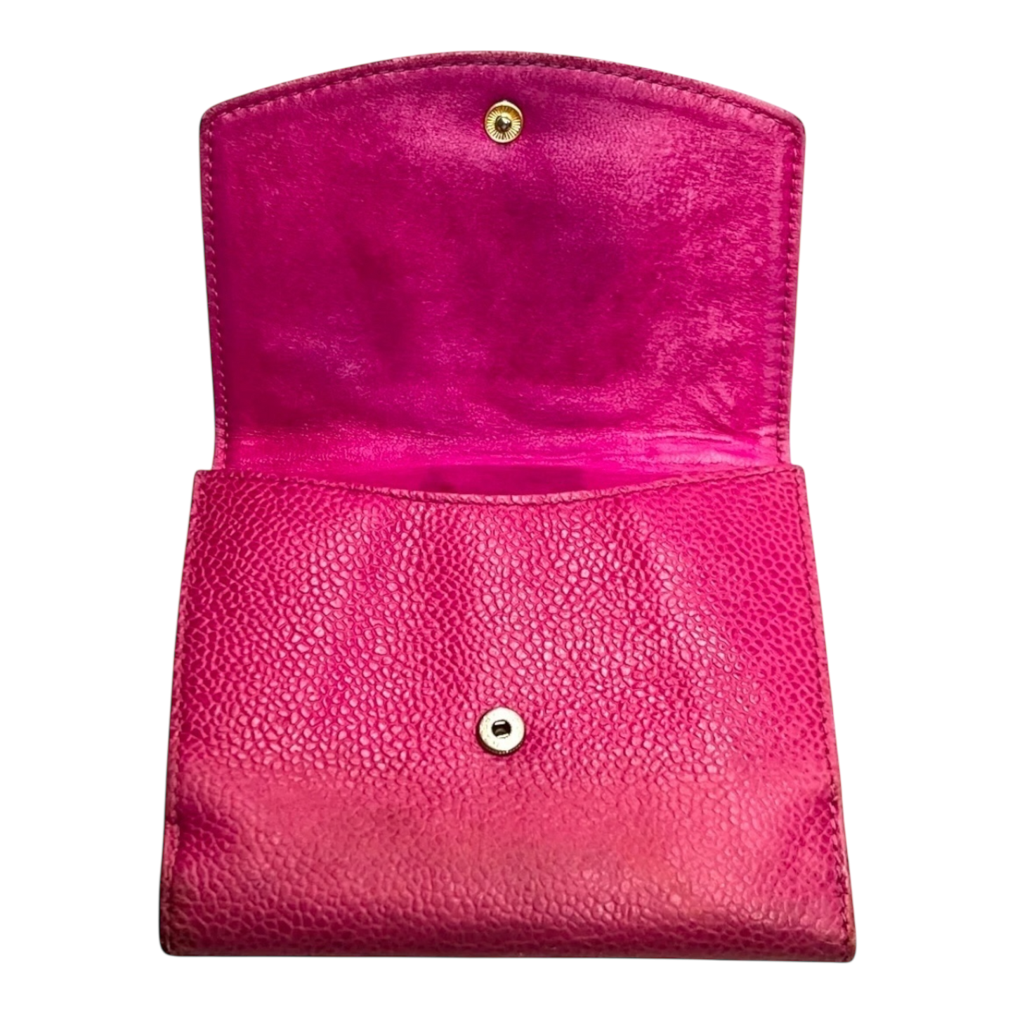 Chanel Vintage Wallet in Pink Caviar Leather