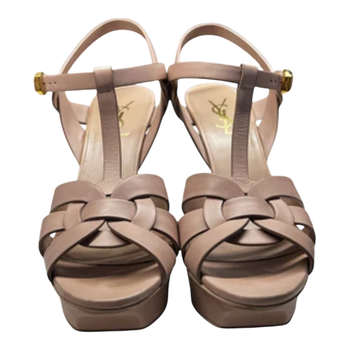 Saint Laurent Tribute Leather Platform  38.5
