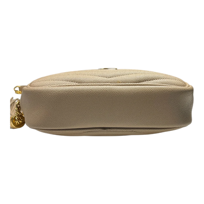 Saint Laurent Grain De Poudre Matelasse Monogram Mini Lou Camera Bag