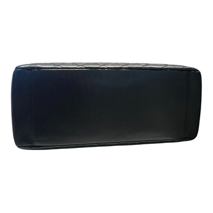 Chanel GST Caviar Leather Shoulder Bag Silver Hardware