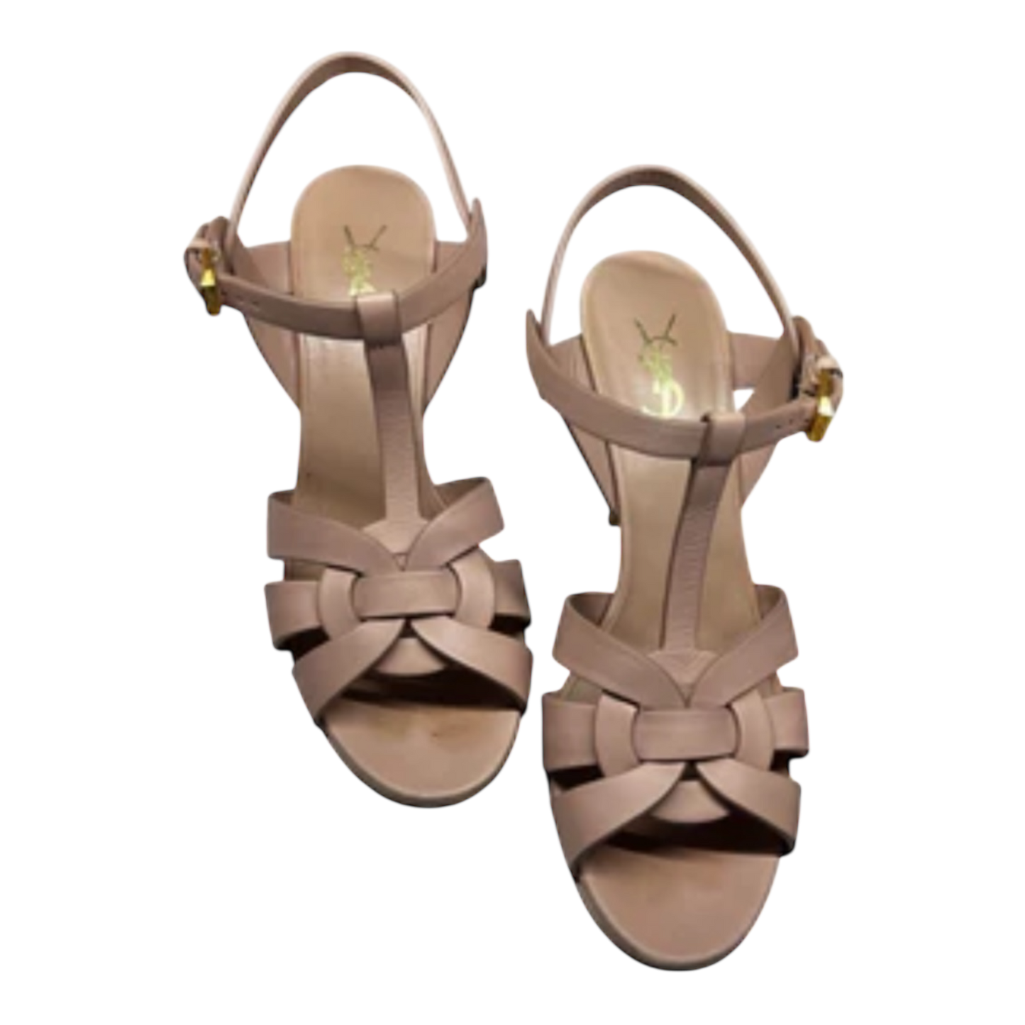 Saint Laurent Tribute Leather Platform  38.5