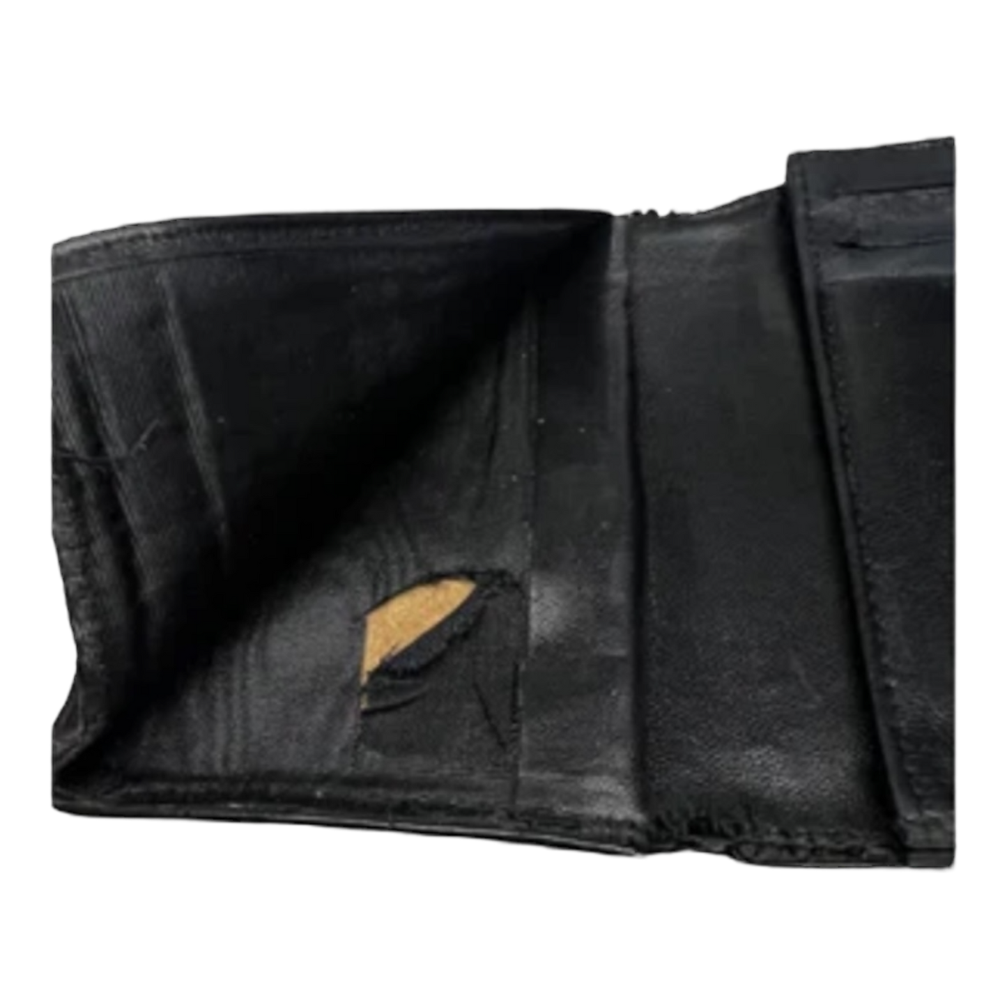 Chanel Vintage Black Patent Leather Card Case