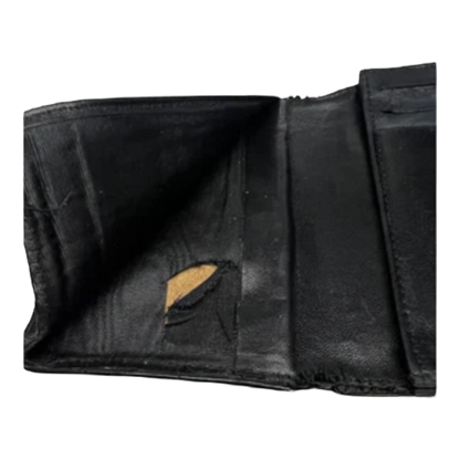 Chanel Vintage Black Patent Leather Card Case
