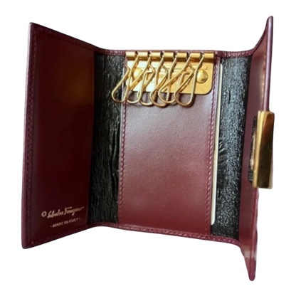 SALVATORE FERRAGAMO Gancini 6-Ring Key Case