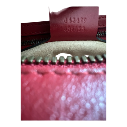Gucci Marmont Medium Red Matelasse Red Crossbody Camera Bag Purse Chevron