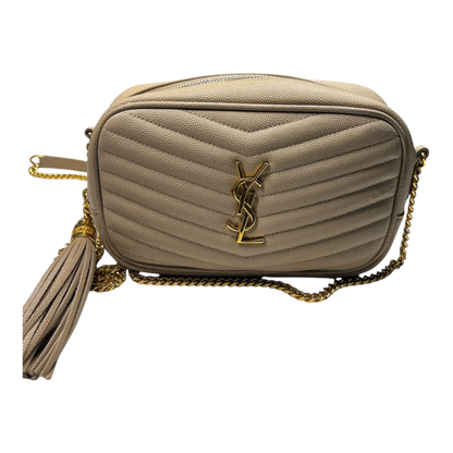 Saint Laurent Grain De Poudre Matelasse Monogram Mini Lou Camera Bag