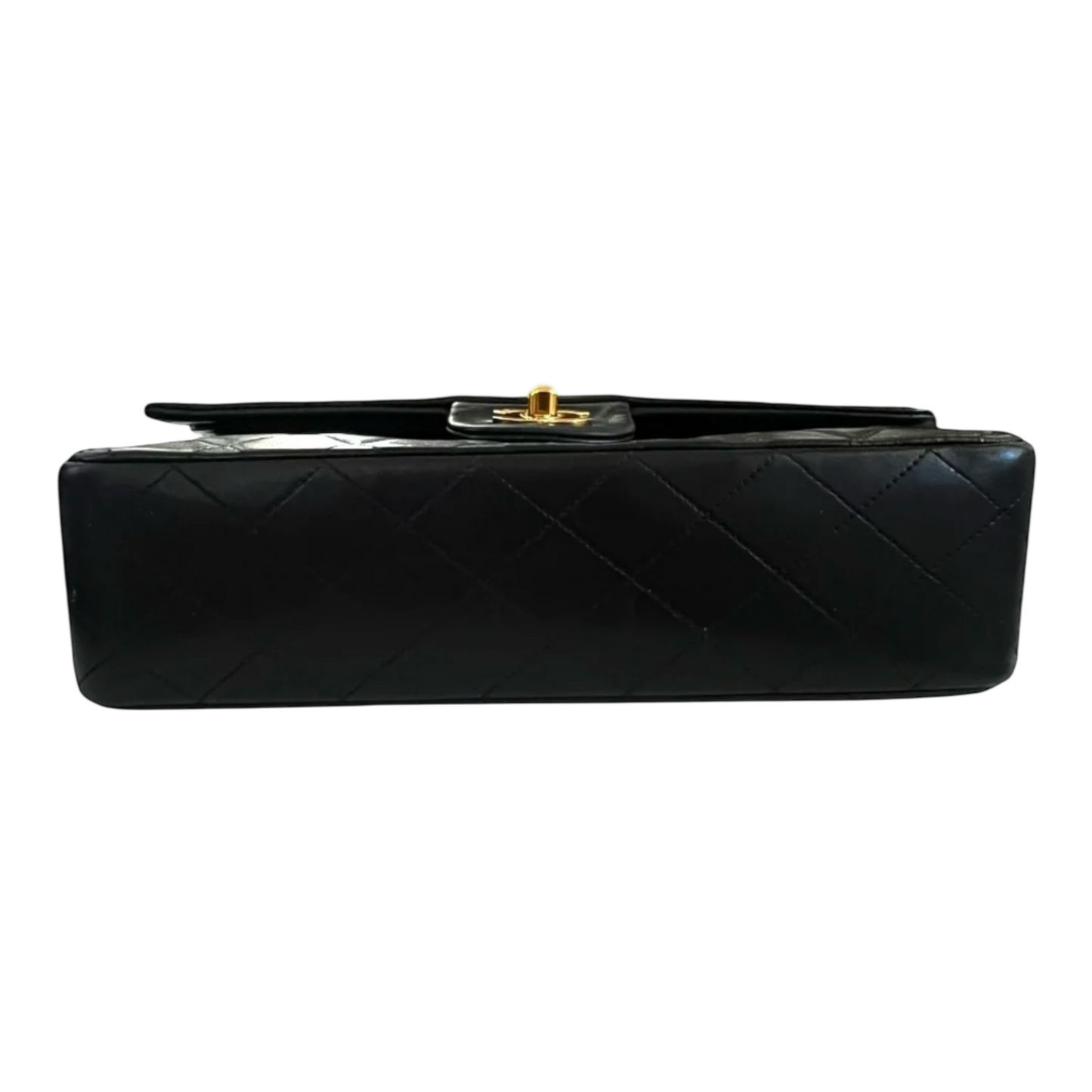 Chanel Vintage Classic Flap Black Lambskin Leather