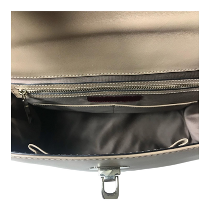 Valentino Beige Leather Rockstud Top Handle Bag