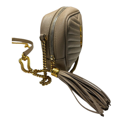 Saint Laurent Grain De Poudre Matelasse Monogram Mini Lou Camera Bag