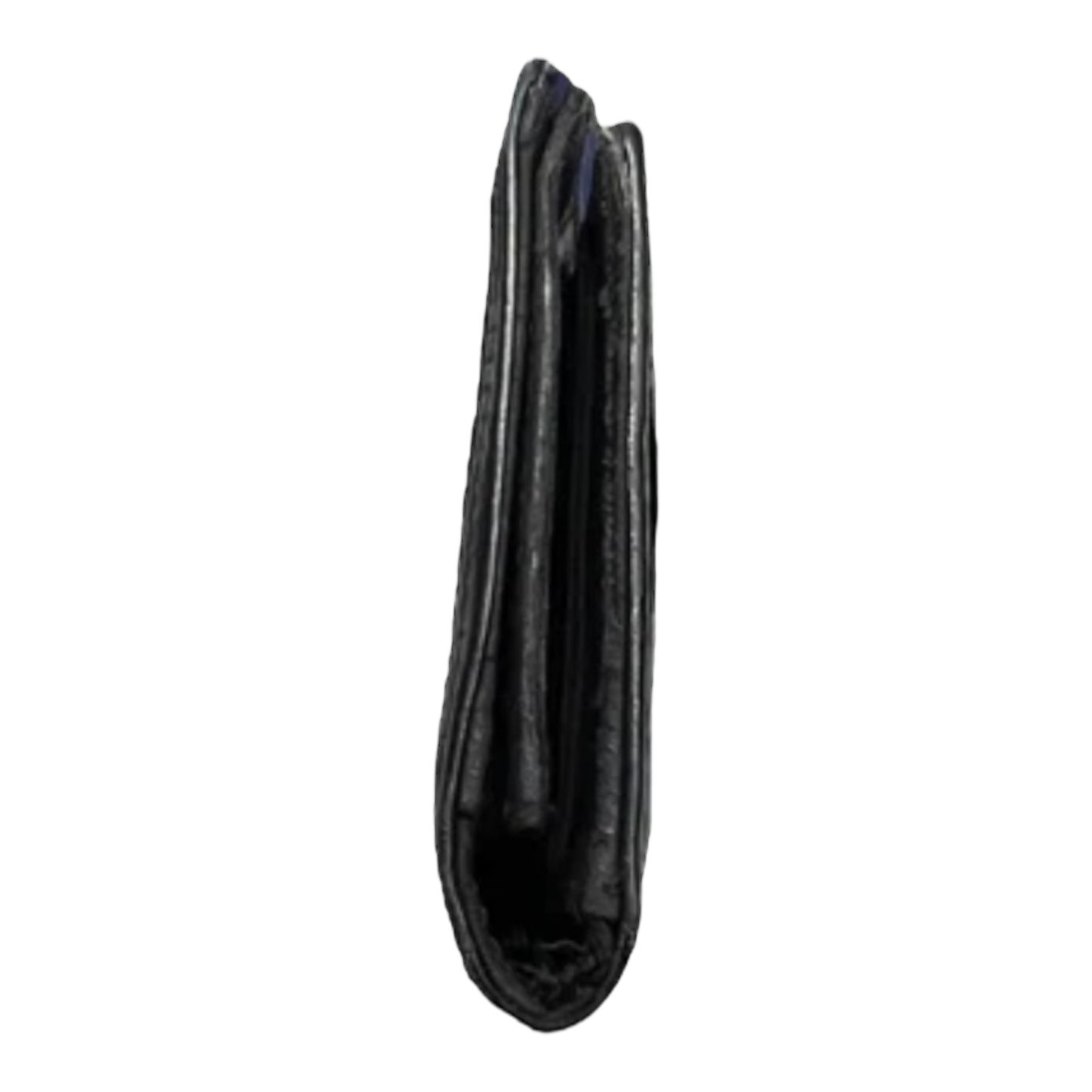 Chanel Vintage Black Patent Leather Card Case