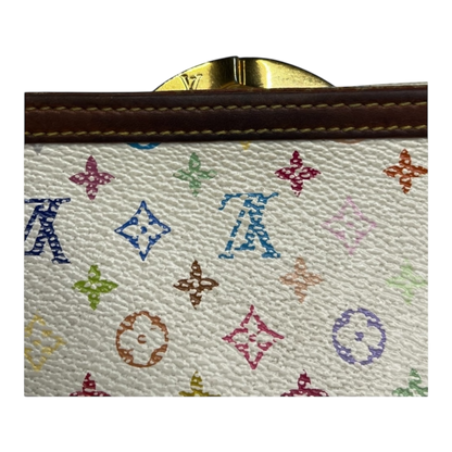 Louis Vuitton Vintage Murakami French Kisslock Wallet