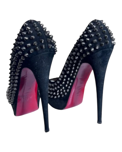 Christian Louboutin Lady Peep Stud Heels 38