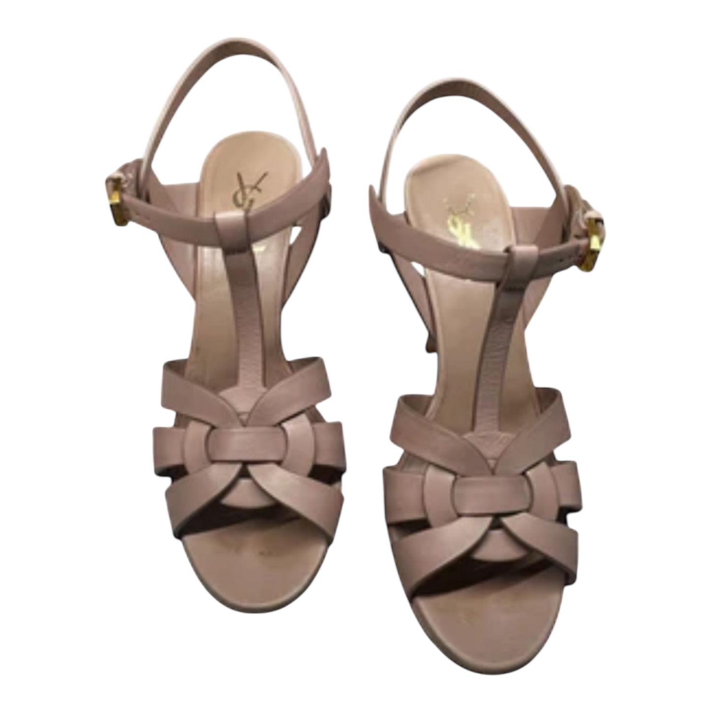 Saint Laurent Tribute Leather Platform  38.5