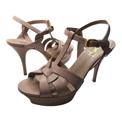 Saint Laurent Tribute Leather Platform  38.5