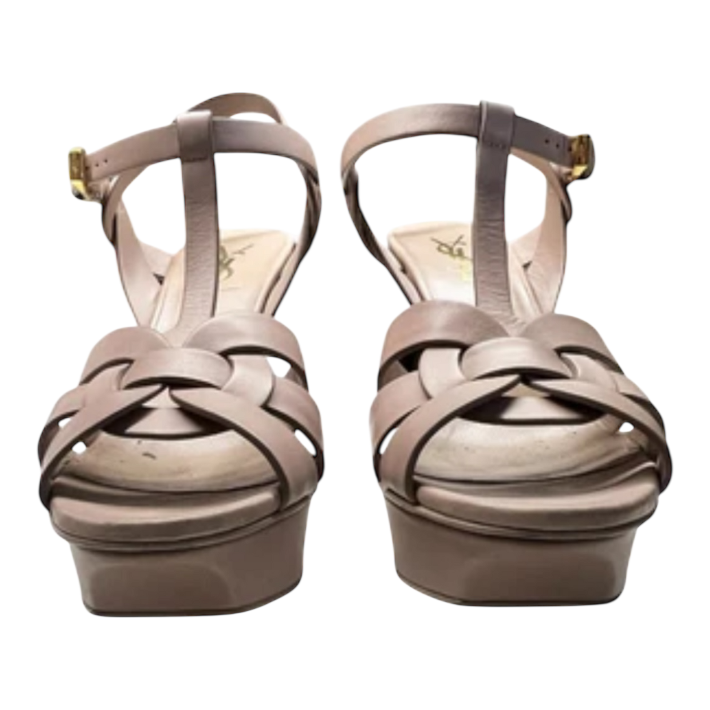 Saint Laurent Tribute Leather Platform  38.5