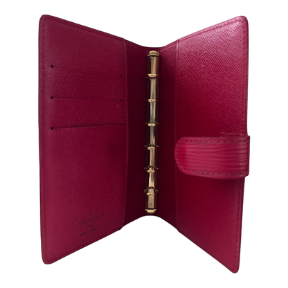 Louis Vuitton Red Agenda PM Epi Leather