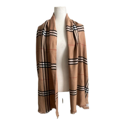Burberry Brown Classic Cashmere Scarf