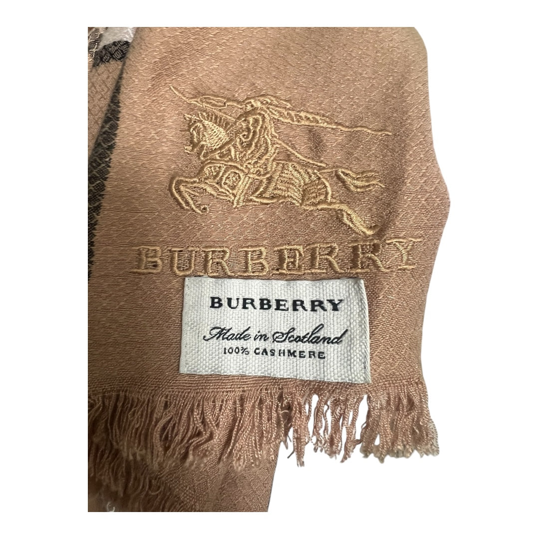 Burberry Brown Classic Cashmere Scarf