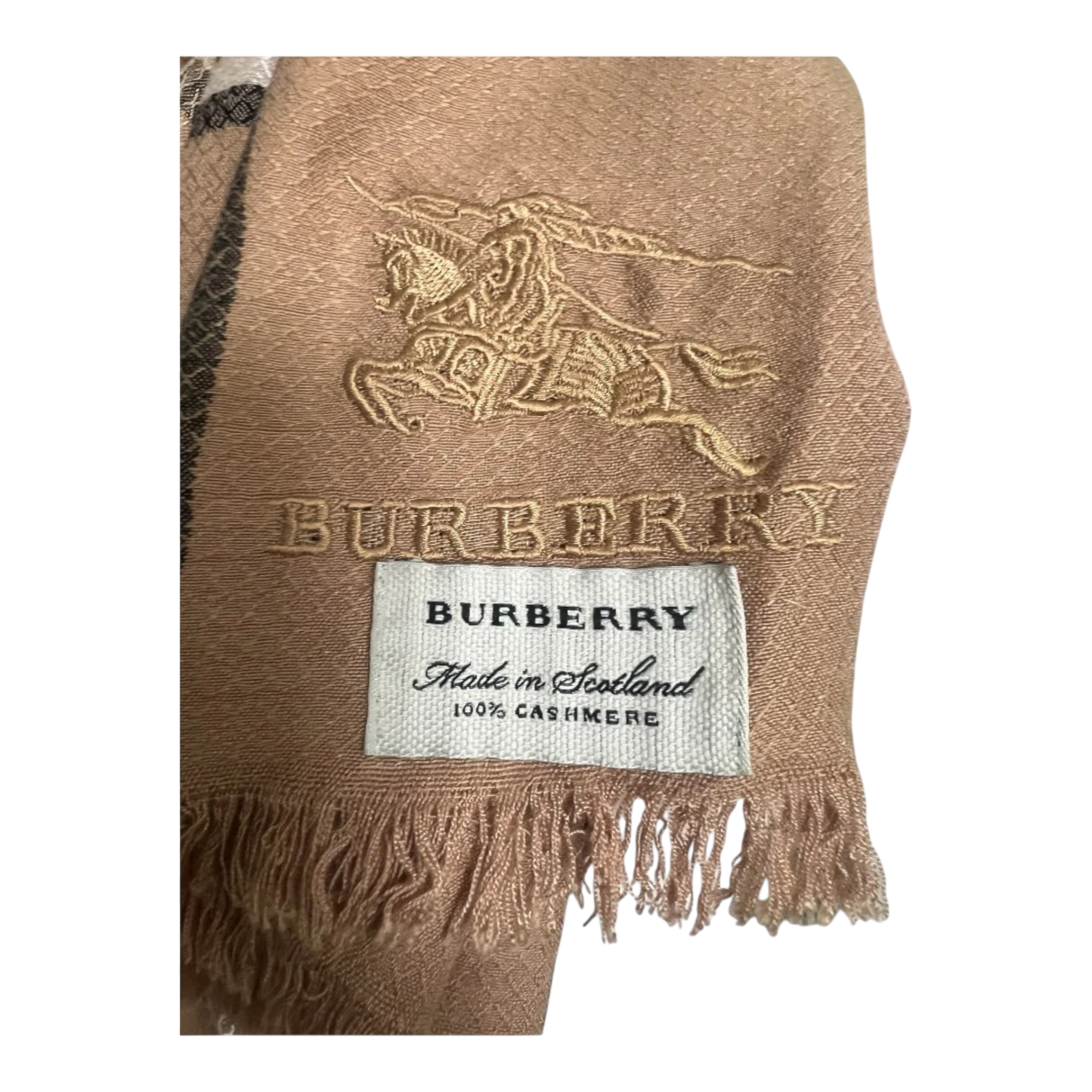 Burberry Brown Classic Cashmere Scarf