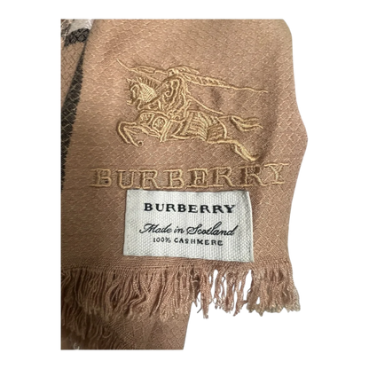 Burberry Brown Classic Cashmere Scarf
