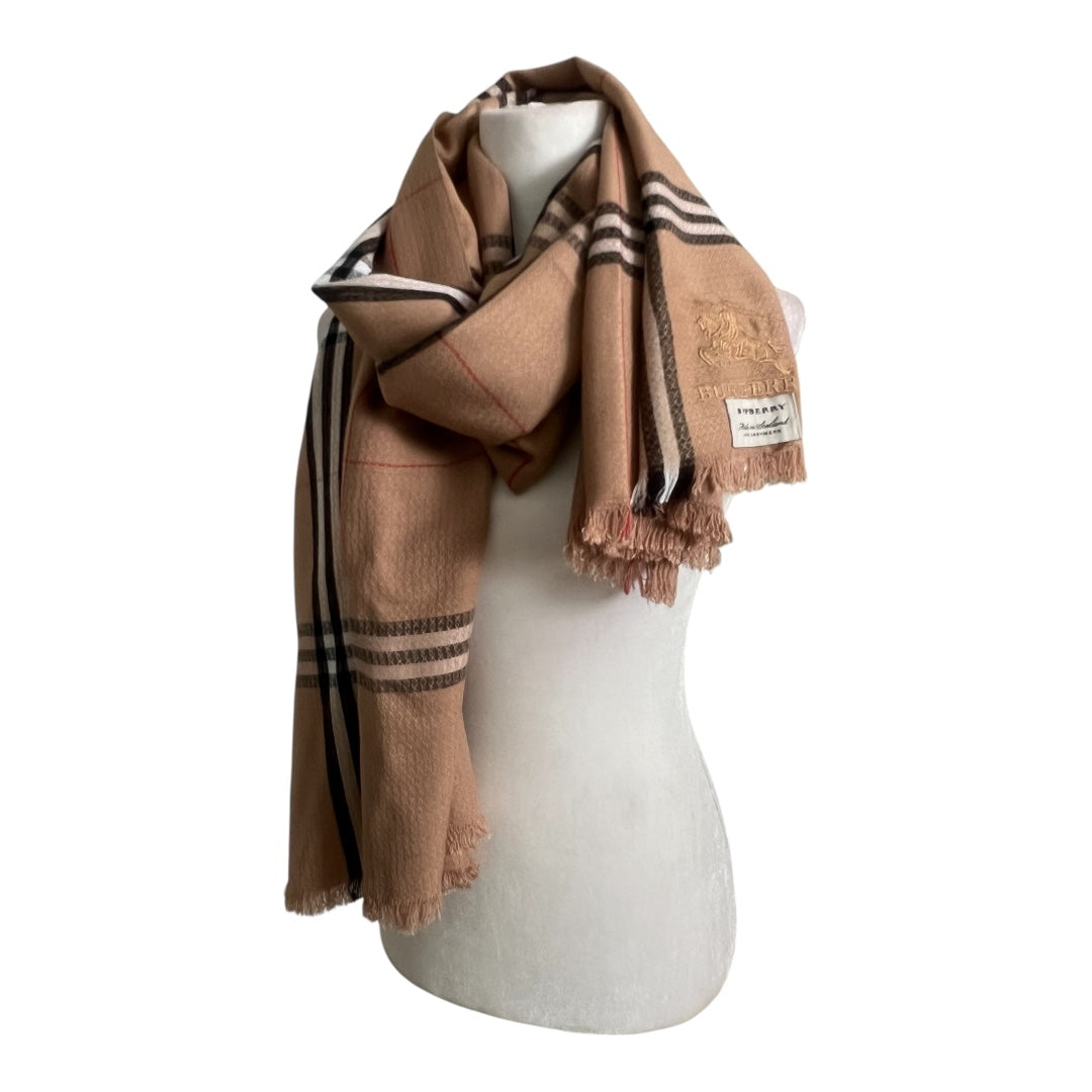 Burberry Brown Classic Cashmere Scarf