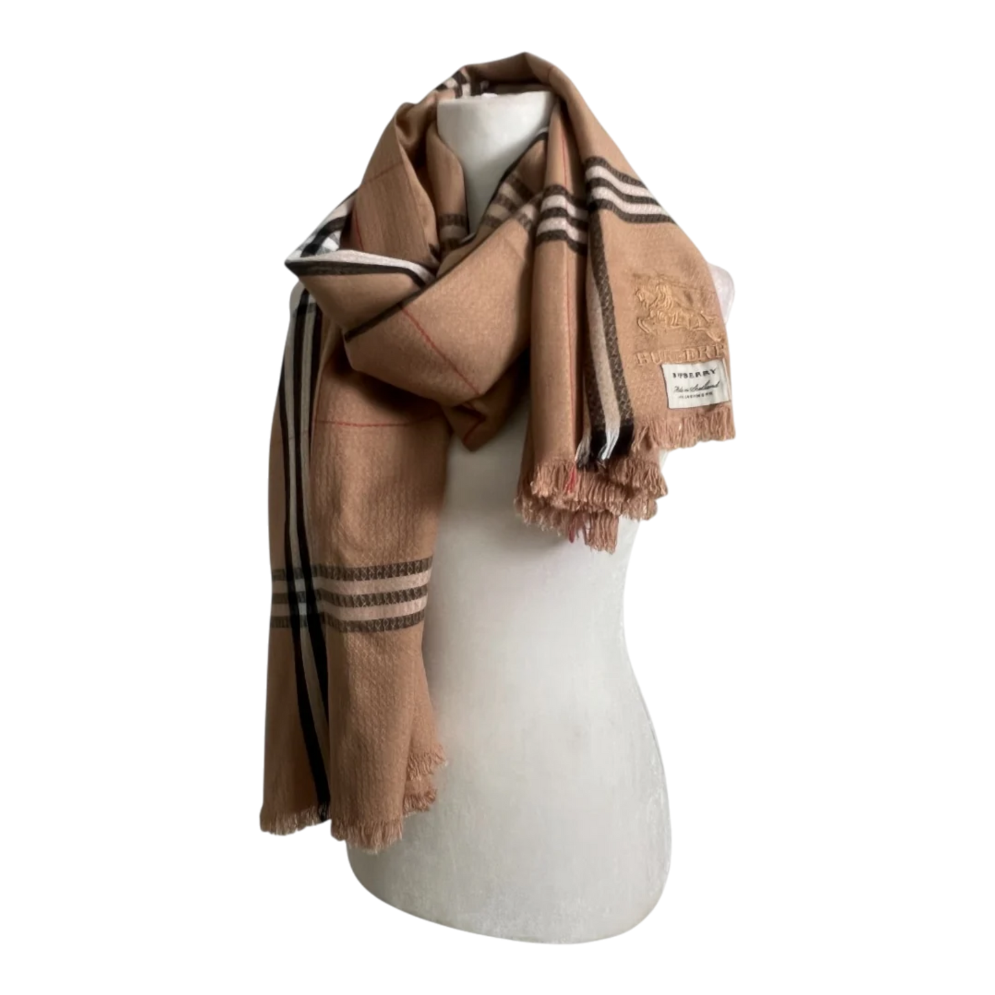 Burberry Brown Classic Cashmere Scarf