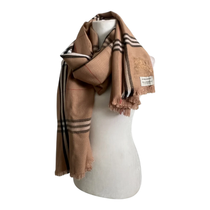 Burberry Brown Classic Cashmere Scarf