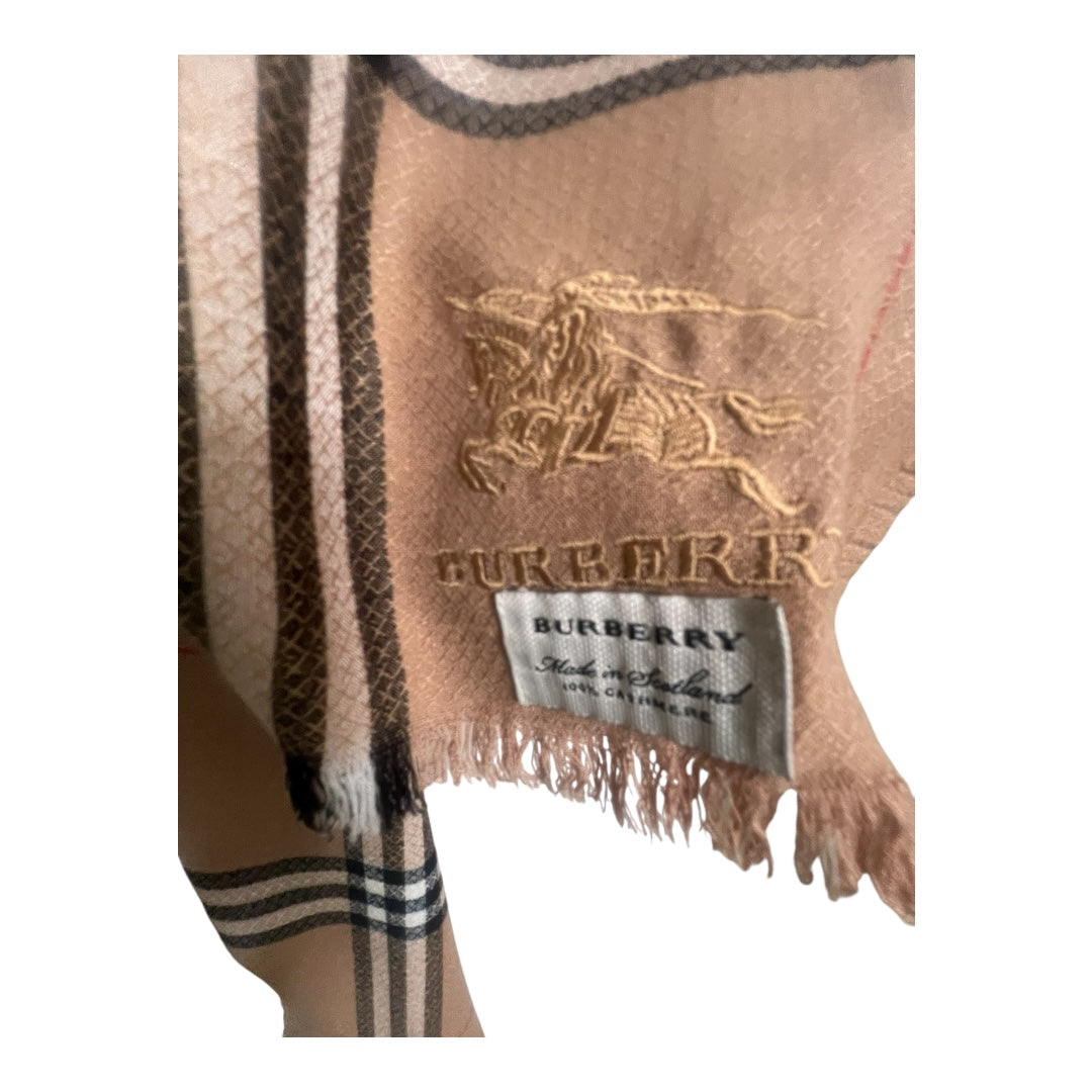 Burberry Brown Classic Cashmere Scarf
