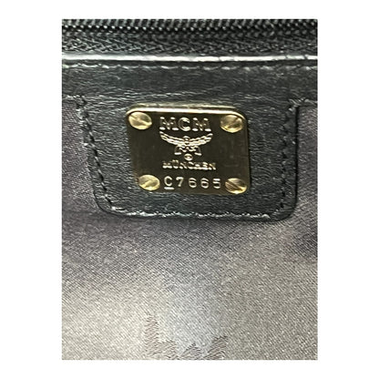 MCM Vintage Two-Way Bag Black Calfskin Leather