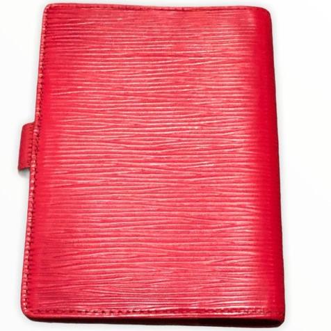 Louis Vuitton Red Agenda PM Epi Leather