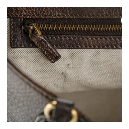 Gucci Small Monogram Logo Shopping Tote Bag