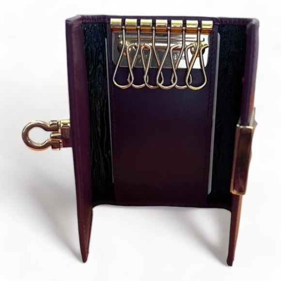 SALVATORE FERRAGAMO Gancini 6-Ring Key Case