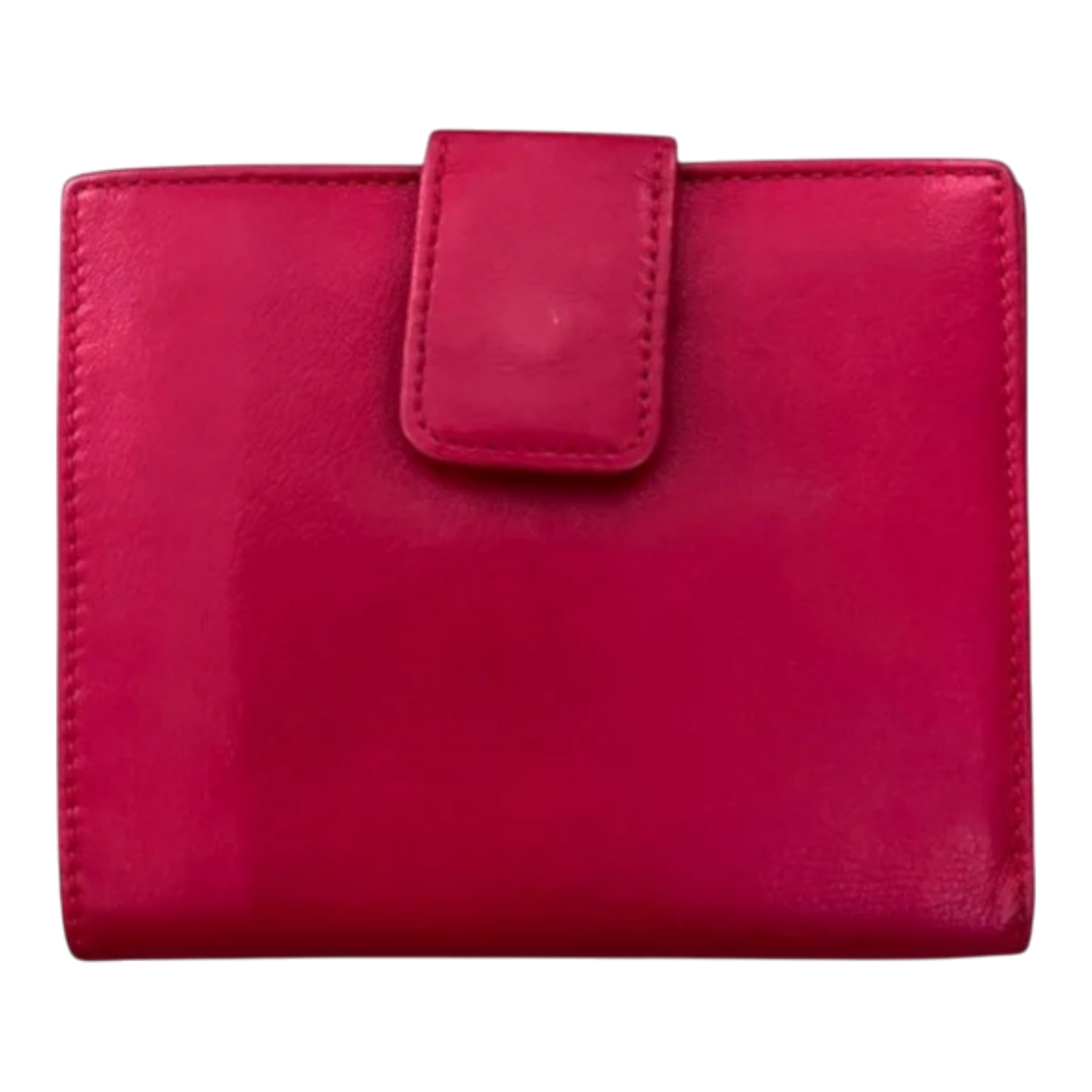 Gucci Red Bifold Wallet with Bamboo Emblishment