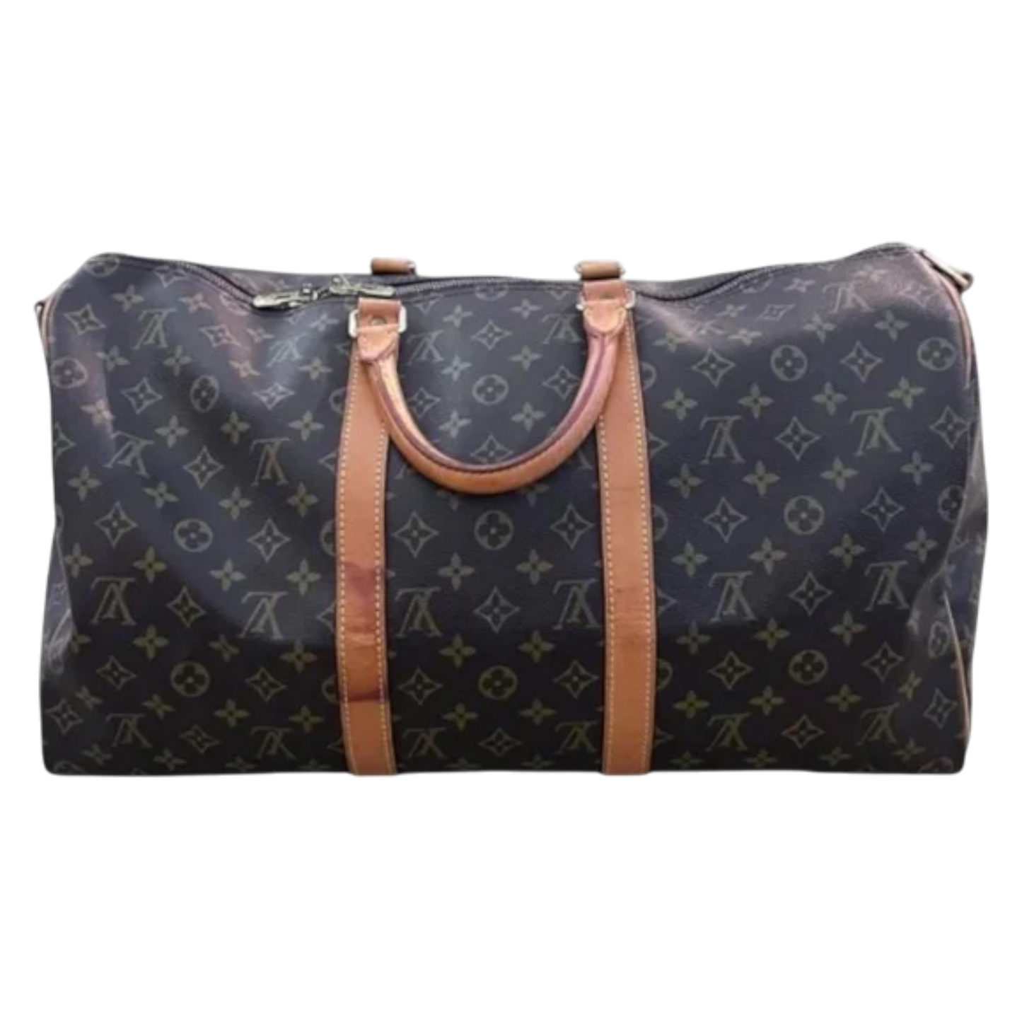 Louis Vuitton Keepall Bandolier 50 Monogram Canvas Leather Vintage