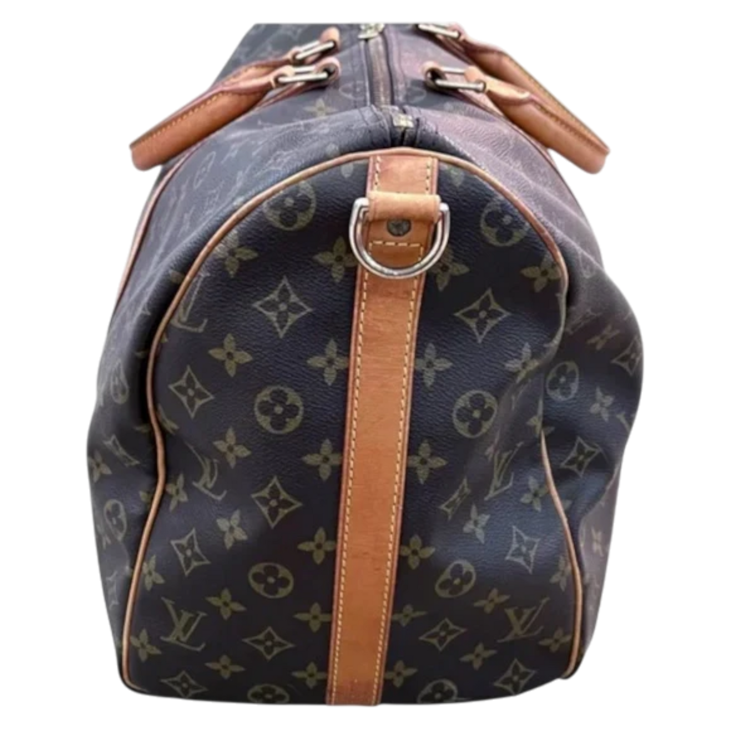 Louis Vuitton Keepall Bandolier 50 Monogram Canvas Leather Vintage