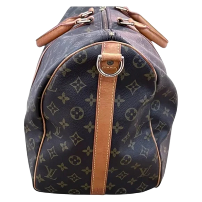 Louis Vuitton Keepall Bandolier 50 Monogram Canvas Leather Vintage